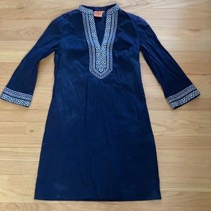 Tory Burch Navy Blue Tunic - Size 4